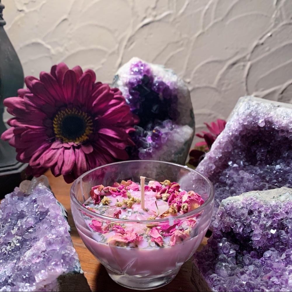 Moonlight Orchid 4oz Essential Oil Candle